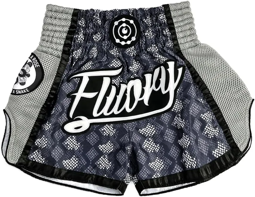 FLUORY Muay Thai Fight Shorts,MMA Shorts Clothing Training Cage Fighting Grappling Martial Arts Kickboxing Shorts Clothing