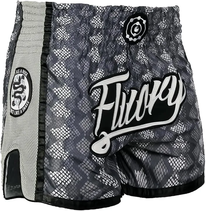 FLUORY Muay Thai Fight Shorts,MMA Shorts Clothing Training Cage Fighting Grappling Martial Arts Kickboxing Shorts Clothing