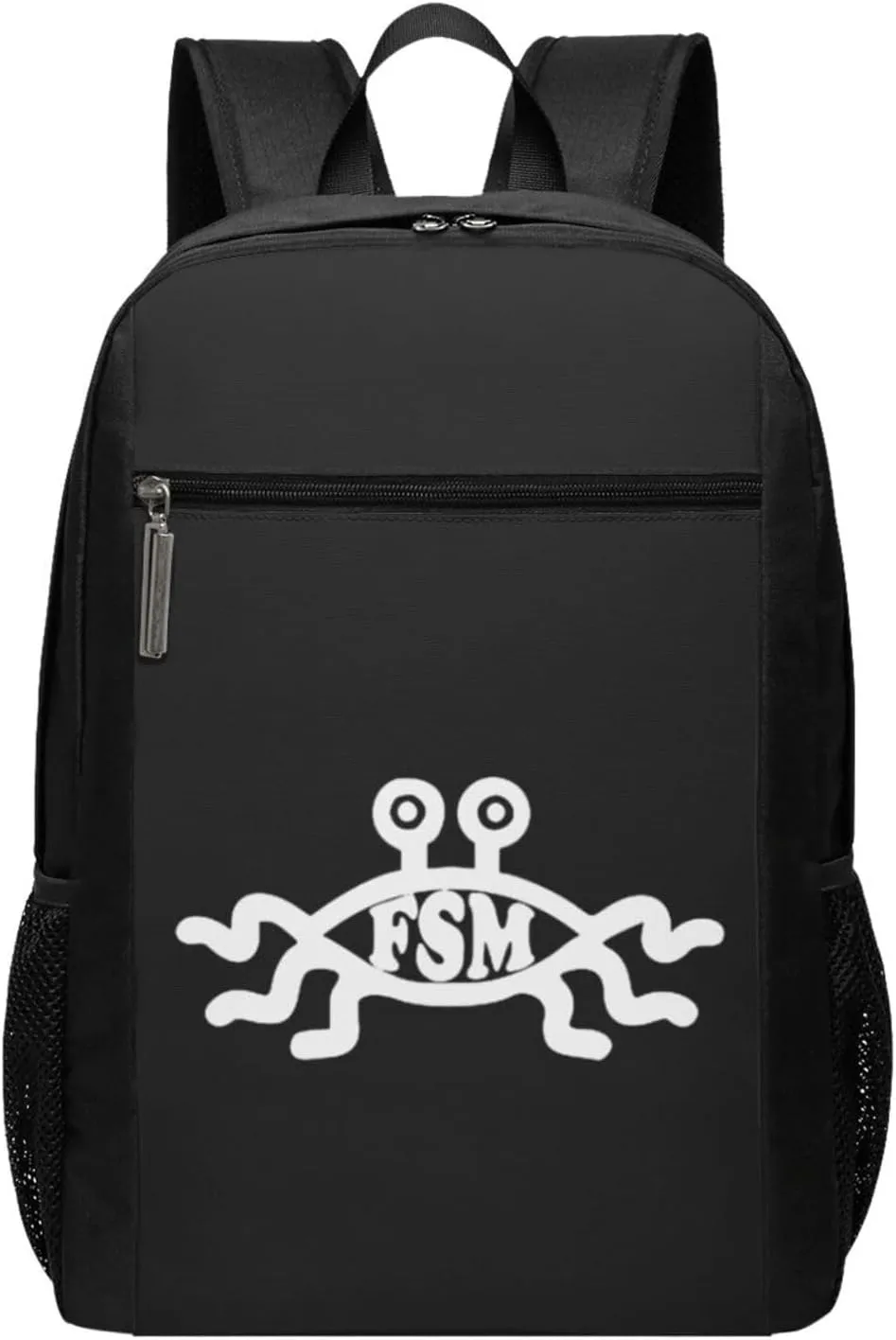 Flying Spaghetti Monster Travel Laptop Backpack, Business Anti Theft Slim Sturdy Laptops Backpacks, College Computer Bag Gift for Men & Women Fits 17 Inch Notebook,Black