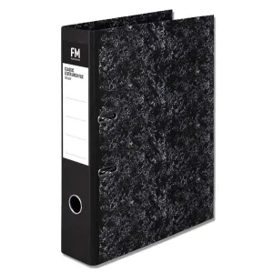 FM Classic Lever Arch File Foolscap Mottled Black