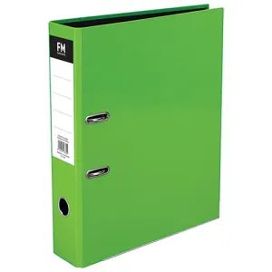 FM Foolscap Lever Arch File Vivid Lime Green