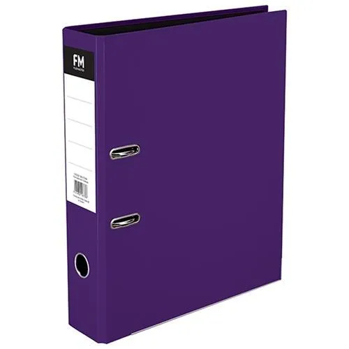 FM Foolscap Lever Arch File Vivid Purple