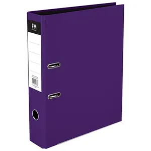 FM Foolscap Lever Arch File Vivid Purple