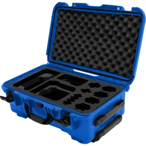 Foama Wheeled Carry-On Hard Case with Foam Insert for Sony FX-6 (Blue/Black, 28.5L)