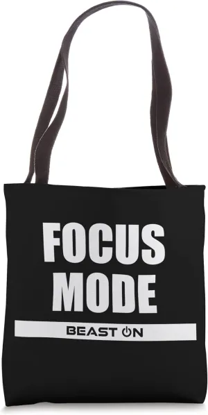 Focus Fashion Bodybuilding Gains Gym Fitness Motivation Sayings Tote Bag
