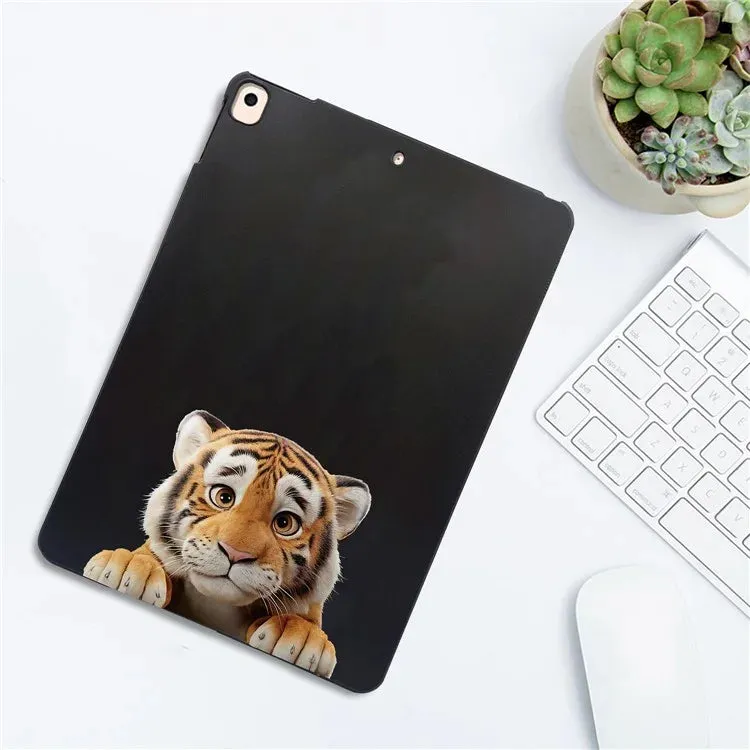 For iPad 10.2 (2021)  /  (2020)  /  (2019) Case Pattern Printing Slim TPU Tablet Protective Cover