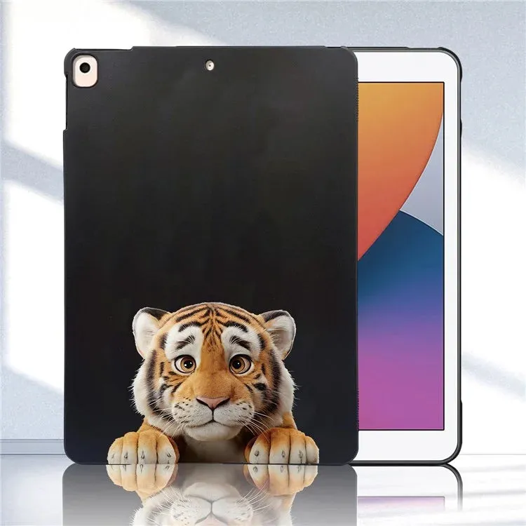 For iPad 10.2 (2021)  /  (2020)  /  (2019) Case Pattern Printing Slim TPU Tablet Protective Cover