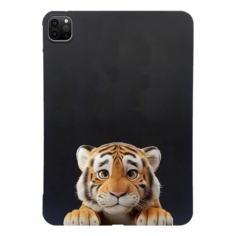 For iPad Pro 11 (2021)  /  (2020)  /  (2018) Case Pattern Printing Slim TPU Tablet Protective Cover