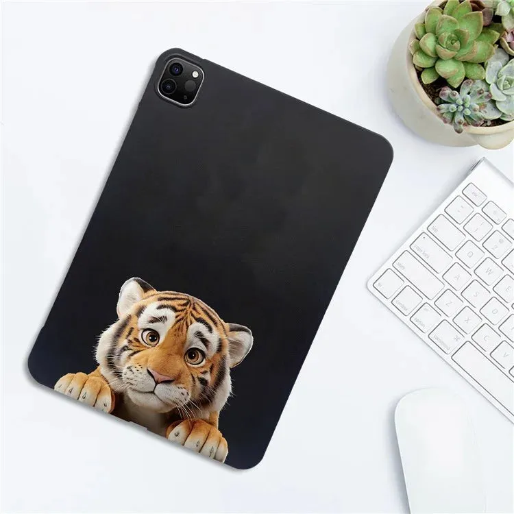 For iPad Pro 11 (2021)  /  (2020)  /  (2018) Case Pattern Printing Slim TPU Tablet Protective Cover