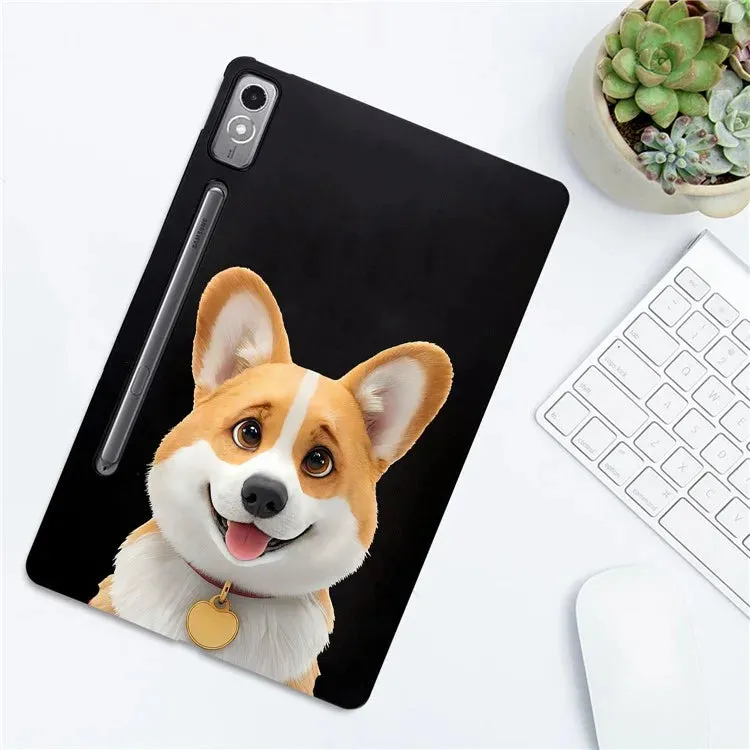For Lenovo Tab P12 Case Pattern Printing Slim TPU Tablet Protective Cover