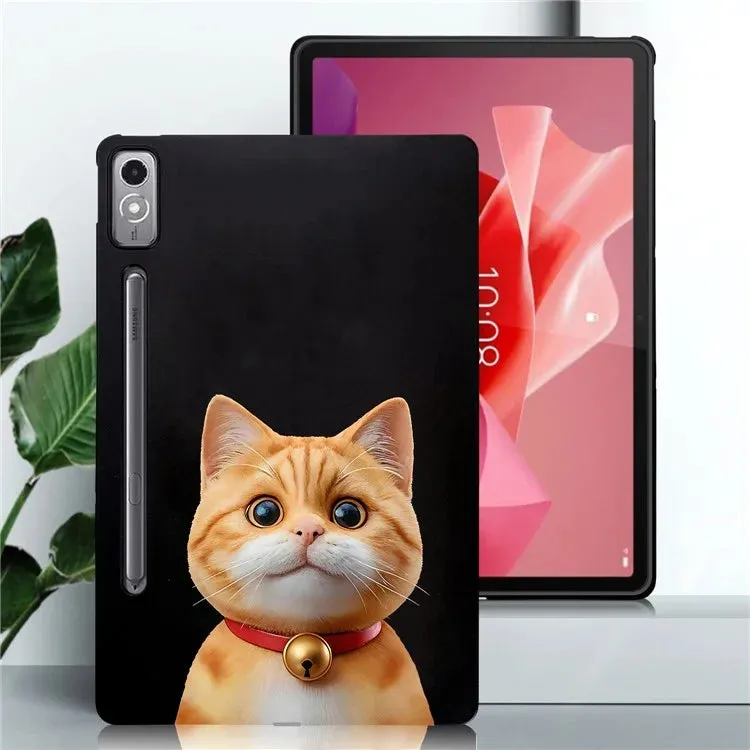 For Lenovo Tab P12 Case Pattern Printing Slim TPU Tablet Protective Cover