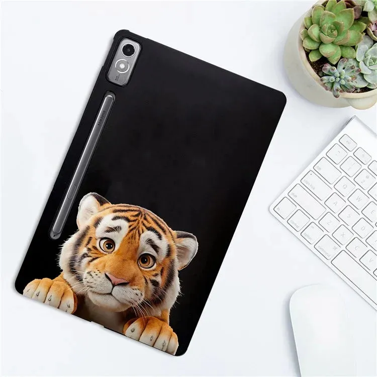 For Lenovo Tab P12 Case Pattern Printing Slim TPU Tablet Protective Cover