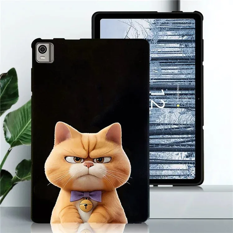 For Nokia T21 Case Pattern Printing Slim TPU Tablet Protective Cover