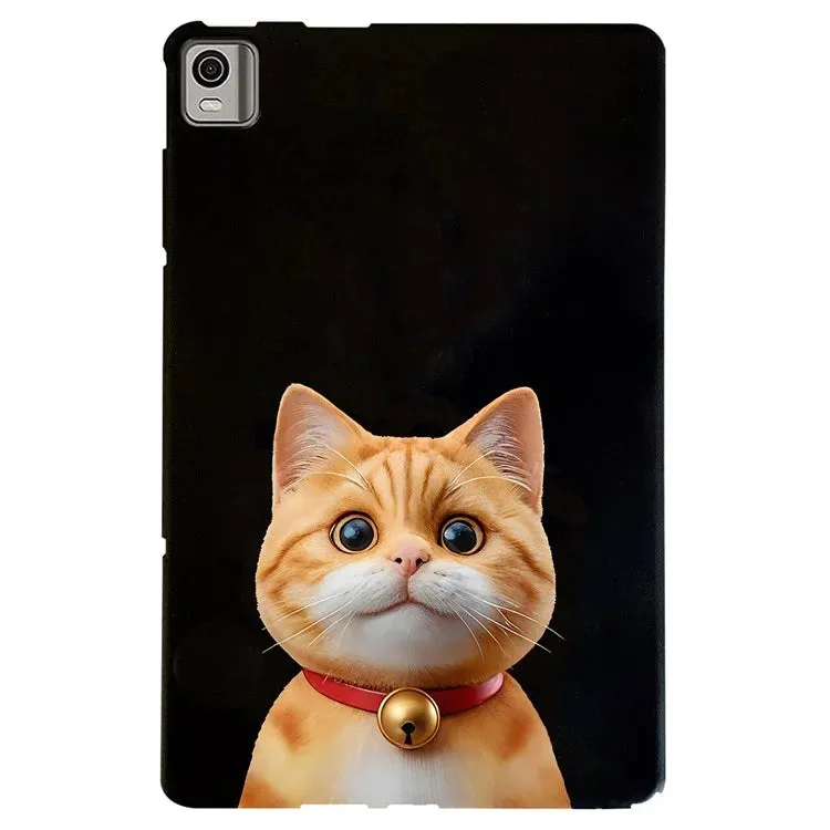 For Nokia T21 Case Pattern Printing Slim TPU Tablet Protective Cover
