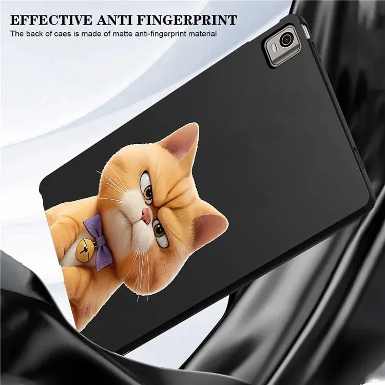 For Nokia T21 Case Pattern Printing Slim TPU Tablet Protective Cover