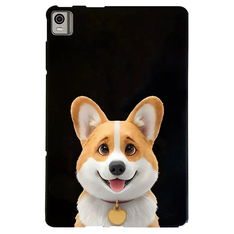 For Nokia T21 Case Pattern Printing Slim TPU Tablet Protective Cover