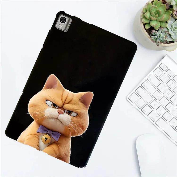 For Nokia T21 Case Pattern Printing Slim TPU Tablet Protective Cover