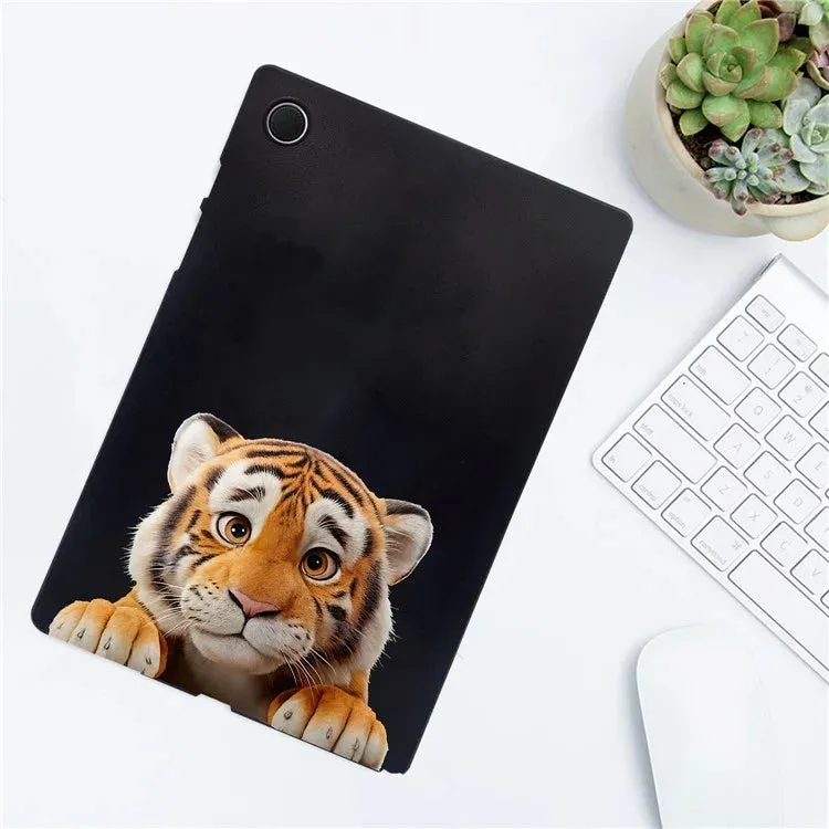 For Samsung Galaxy Tab A8 10.5 (2021) Case Pattern Printing Slim TPU Tablet Protective Cover