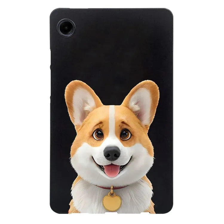 For Samsung Galaxy Tab A9 Case Pattern Printing Slim TPU Tablet Protective Cover