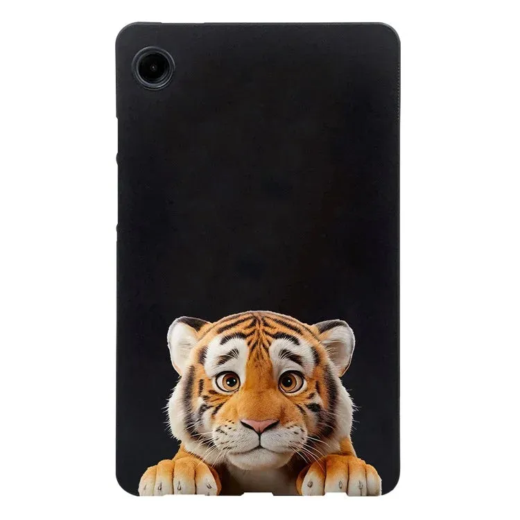 For Samsung Galaxy Tab A9 Case Pattern Printing Slim TPU Tablet Protective Cover