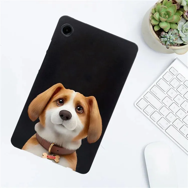 For Samsung Galaxy Tab A9 Case Pattern Printing Slim TPU Tablet Protective Cover