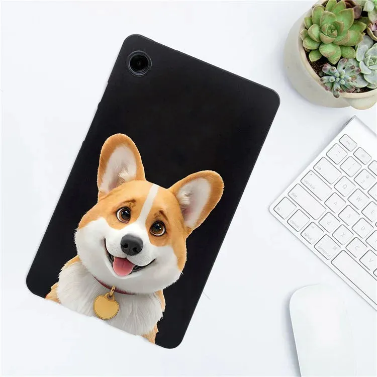 For Samsung Galaxy Tab A9 Case Pattern Printing Slim TPU Tablet Protective Cover