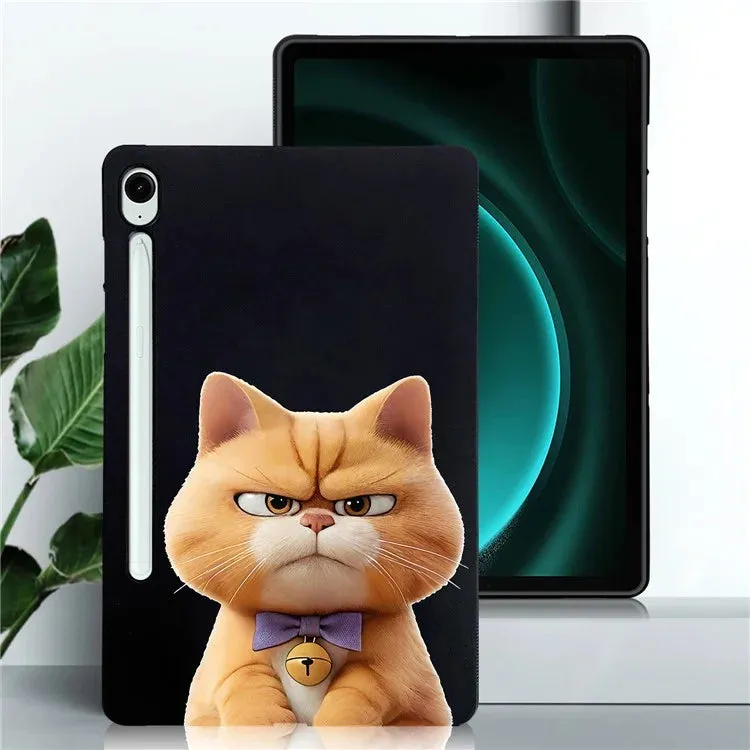 For Samsung Galaxy Tab S9 FE  /  Tab S9 Case Pattern Printing Slim TPU Tablet Protective Cover