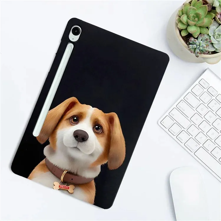 For Samsung Galaxy Tab S9 FE  /  Tab S9 Case Pattern Printing Slim TPU Tablet Protective Cover