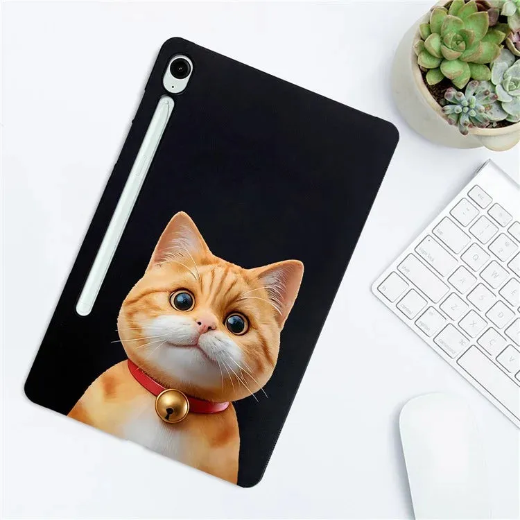 For Samsung Galaxy Tab S9 FE  /  Tab S9 Case Pattern Printing Slim TPU Tablet Protective Cover
