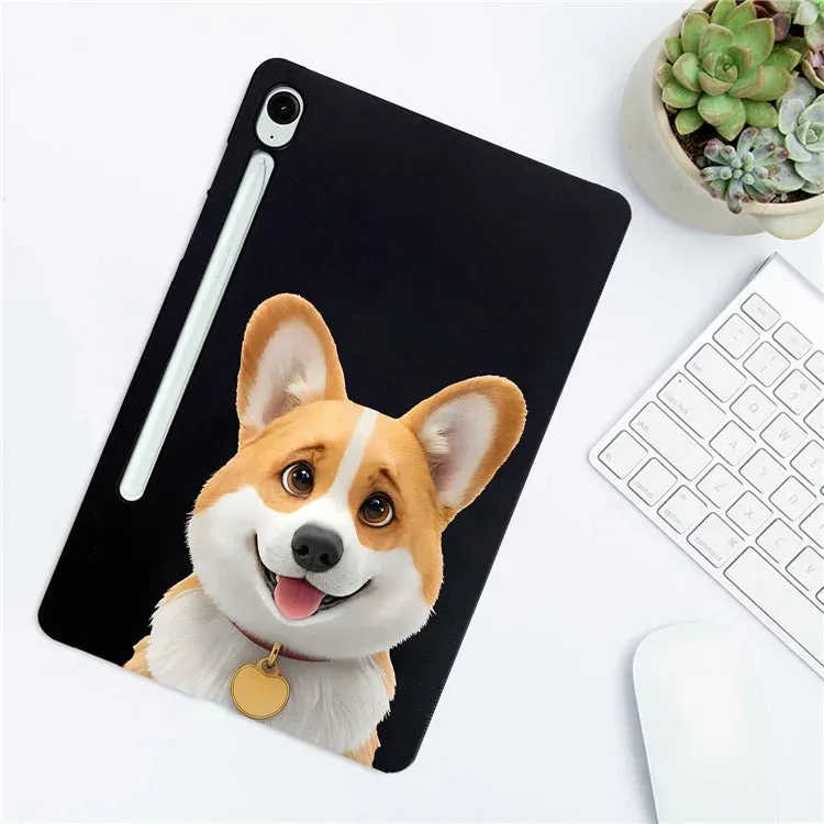 For Samsung Galaxy Tab S9 FE  /  Tab S9 Case Pattern Printing Slim TPU Tablet Protective Cover