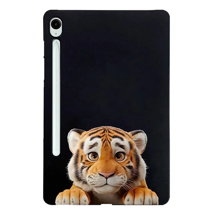 For Samsung Galaxy Tab S9 FE  /  Tab S9 Case Pattern Printing Slim TPU Tablet Protective Cover