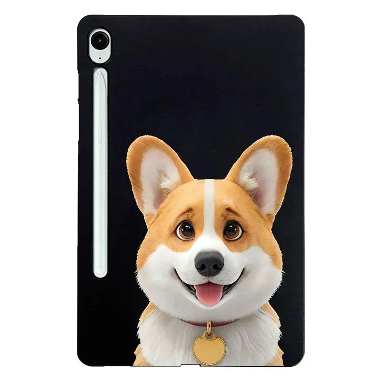 For Samsung Galaxy Tab S9 FE  /  Tab S9 Case Pattern Printing Slim TPU Tablet Protective Cover