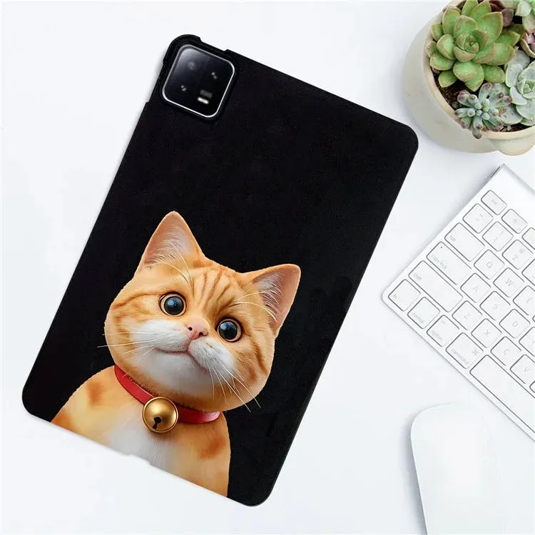 For Xiaomi Pad 6 Pro  /  Pad 6 Case Pattern Printing Slim TPU Tablet Protective Cover