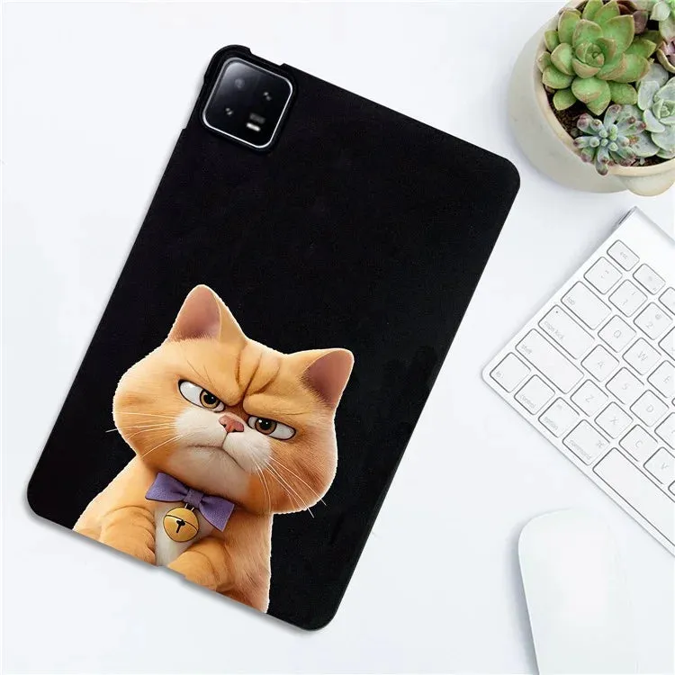 For Xiaomi Pad 6 Pro  /  Pad 6 Case Pattern Printing Slim TPU Tablet Protective Cover