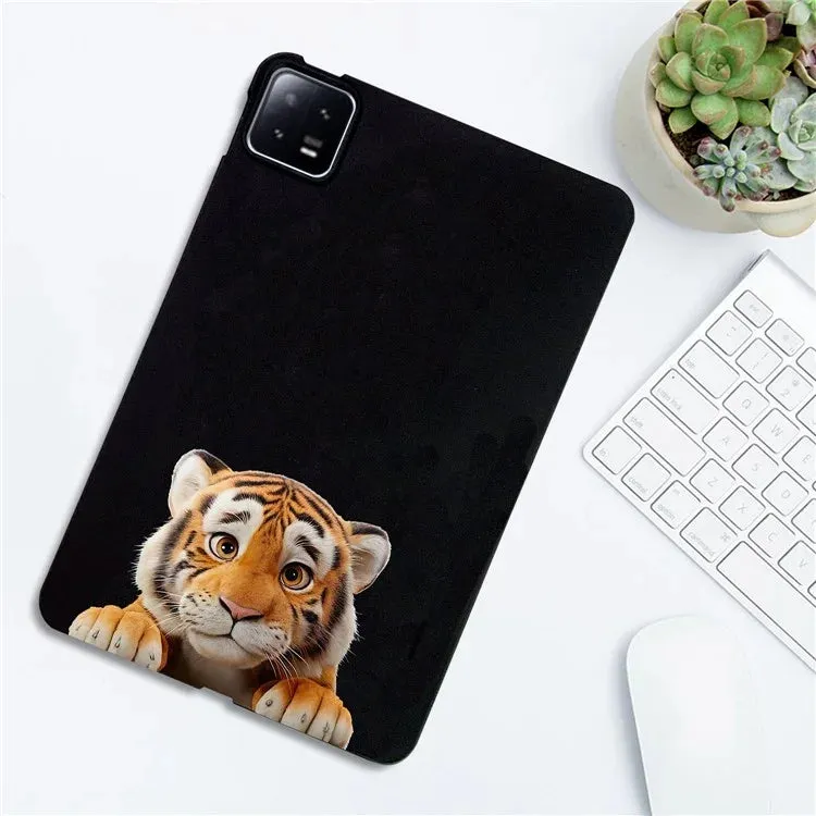 For Xiaomi Pad 6 Pro  /  Pad 6 Case Pattern Printing Slim TPU Tablet Protective Cover