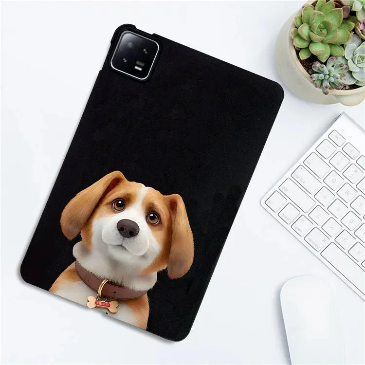 For Xiaomi Pad 6 Pro  /  Pad 6 Case Pattern Printing Slim TPU Tablet Protective Cover
