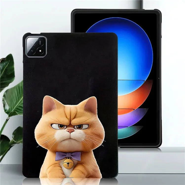 For Xiaomi Pad 6S Pro 12.4 Case Pattern Printing Slim TPU Tablet Protective Cover