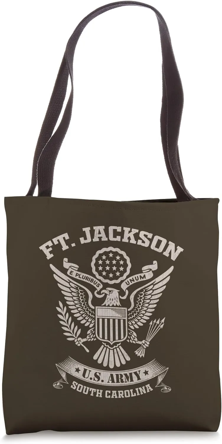 Fort Jackson Veteran South Carolina SC Military Base Gift Tote Bag