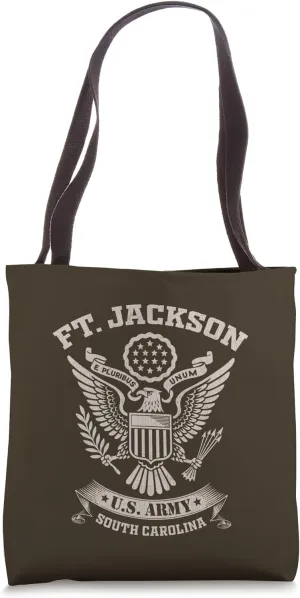Fort Jackson Veteran South Carolina SC Military Base Gift Tote Bag