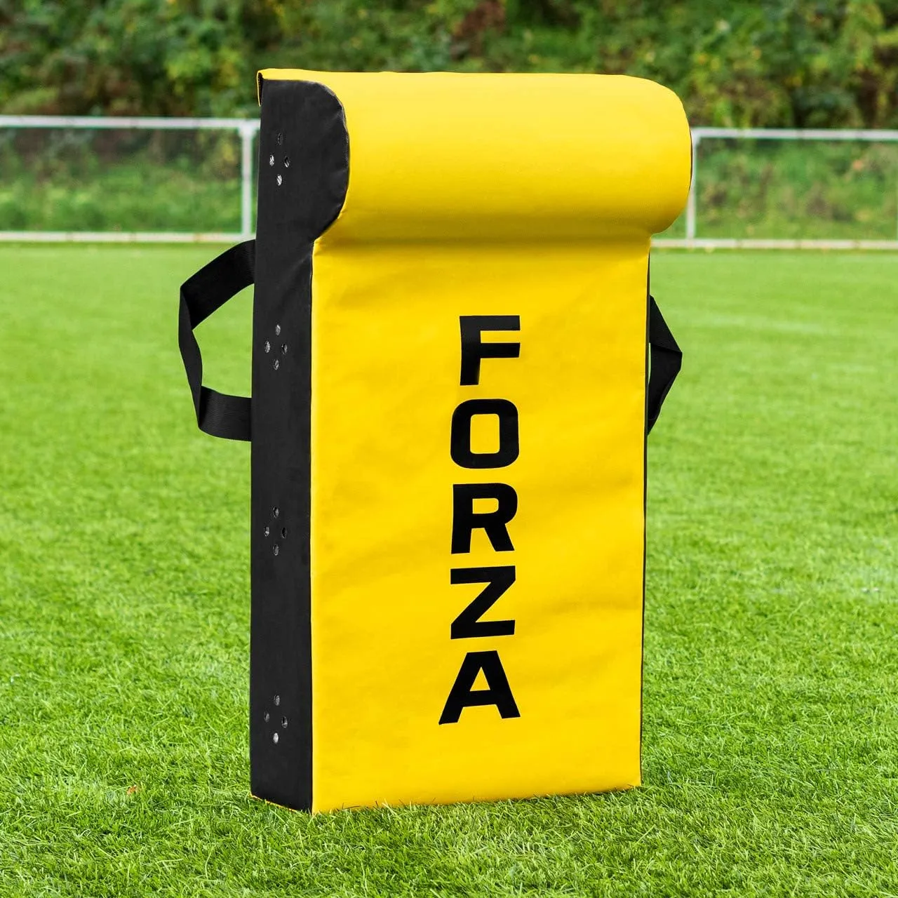 FORZA Football Tackle Shield with Top Wedge | Heavy-Duty Impact Pad for Tackling & Blocking Drills – Durable Multi-Layered Core & Reinforced Handles