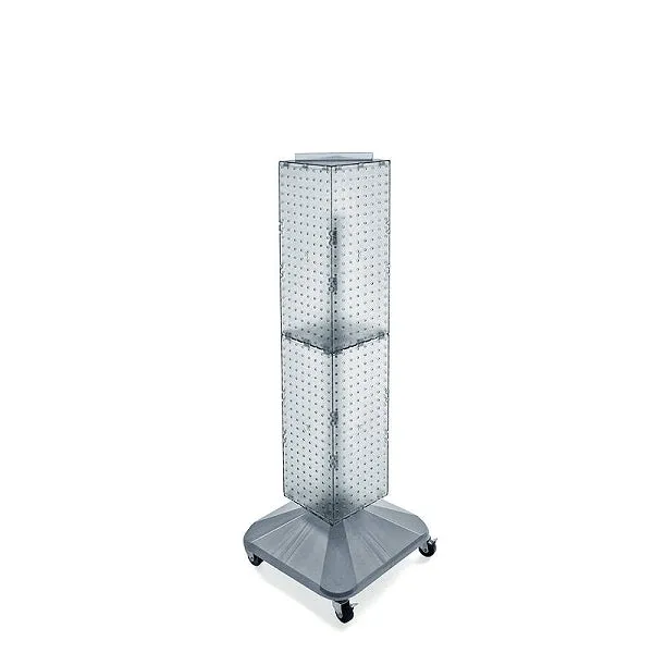 Four-Sided Interlocking Pegboard Display