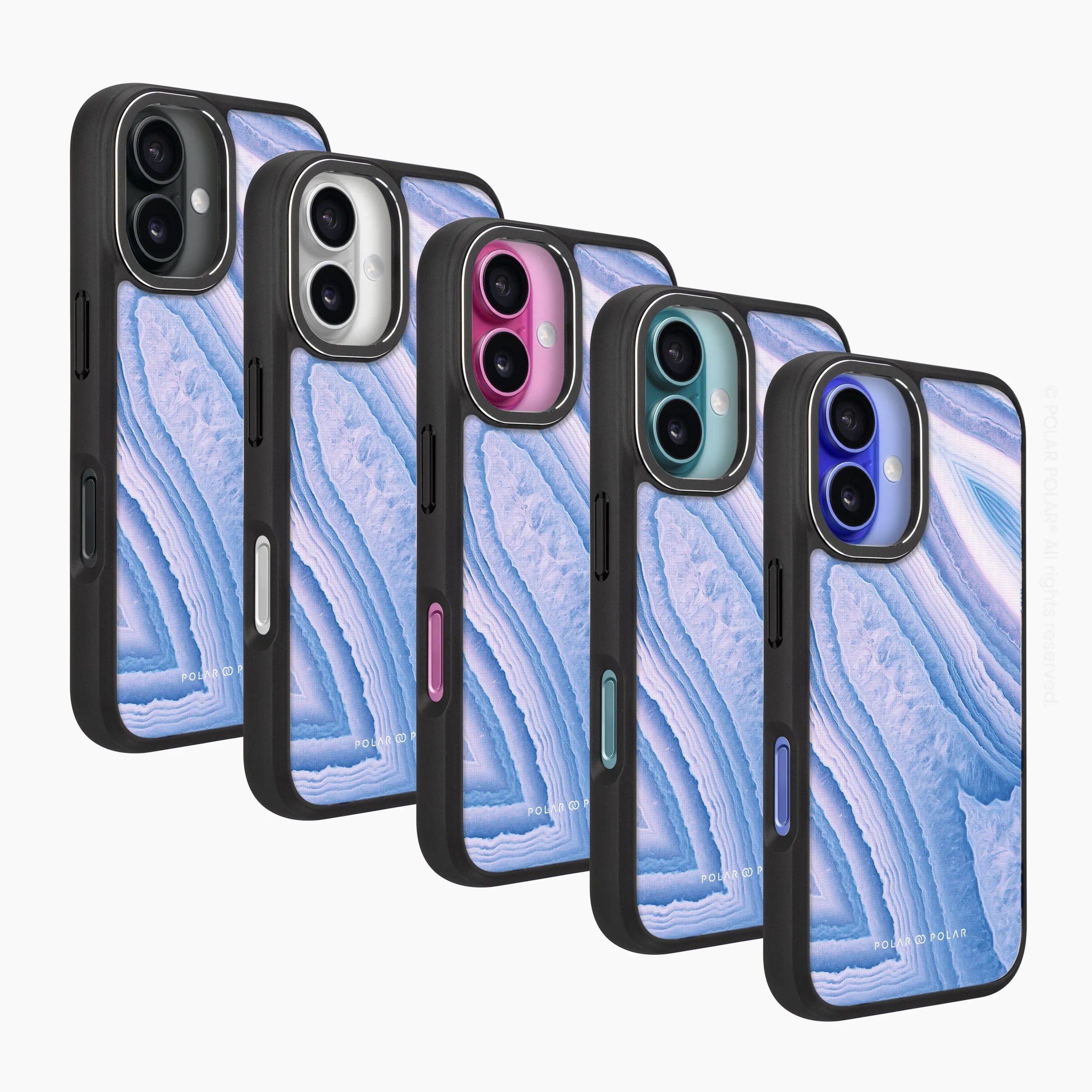 Frozen River - iPhone 16 Plus Frosted Black Bumper MagSafe Case