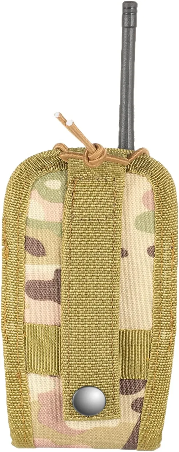 FRTKK Tactical Radio Holder Radio Holster Molle Radio Pouch Universal Radio Case Military Heavy Duty Radio Bag for Police Firefighter Two Ways Walkie Talkies Vest