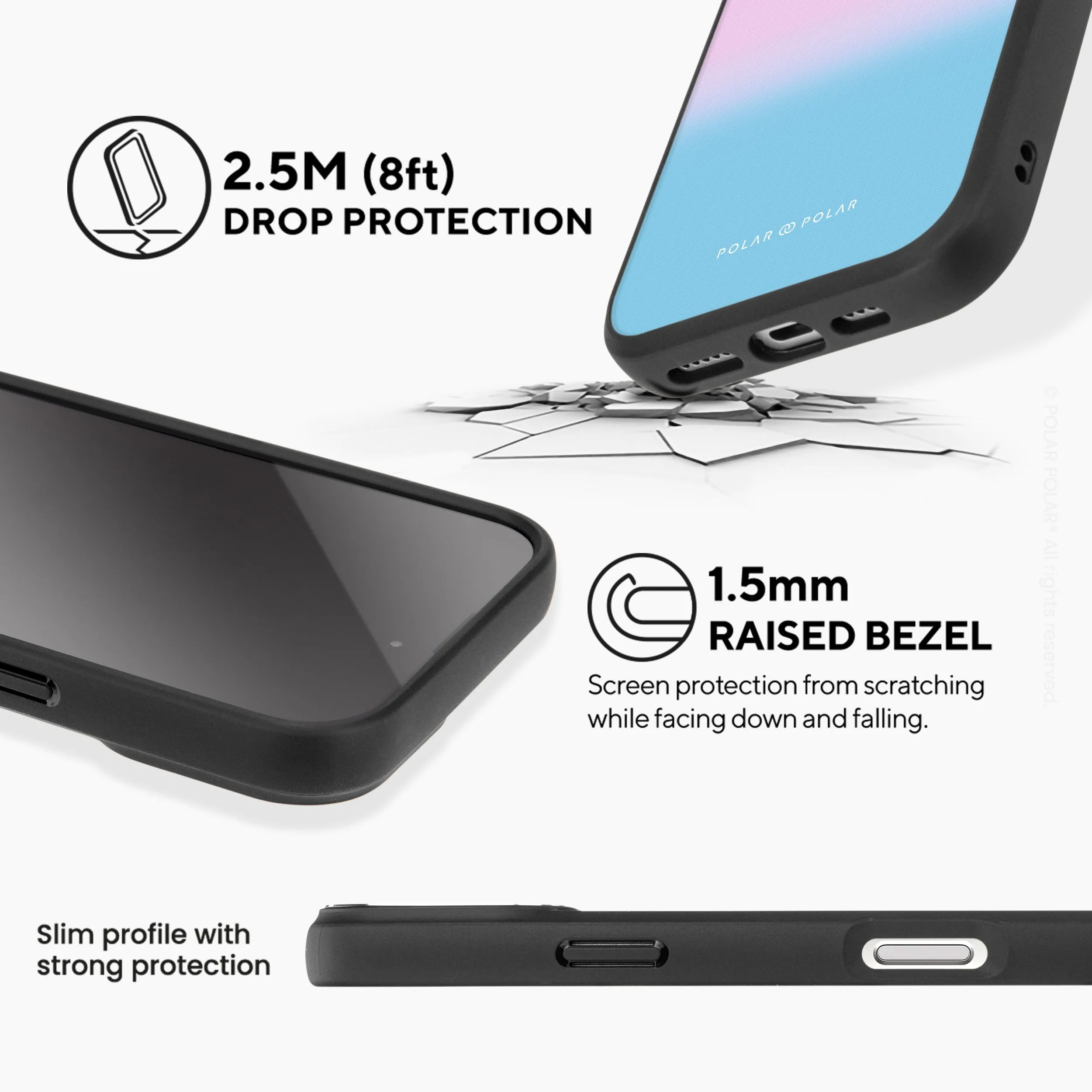 Fujisan Romance - iPhone 16 Frosted Black Bumper MagSafe Case