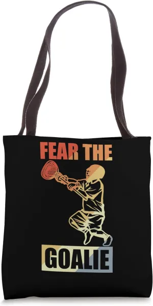 Funny Lacrosse Goalie Joke Tote Bag