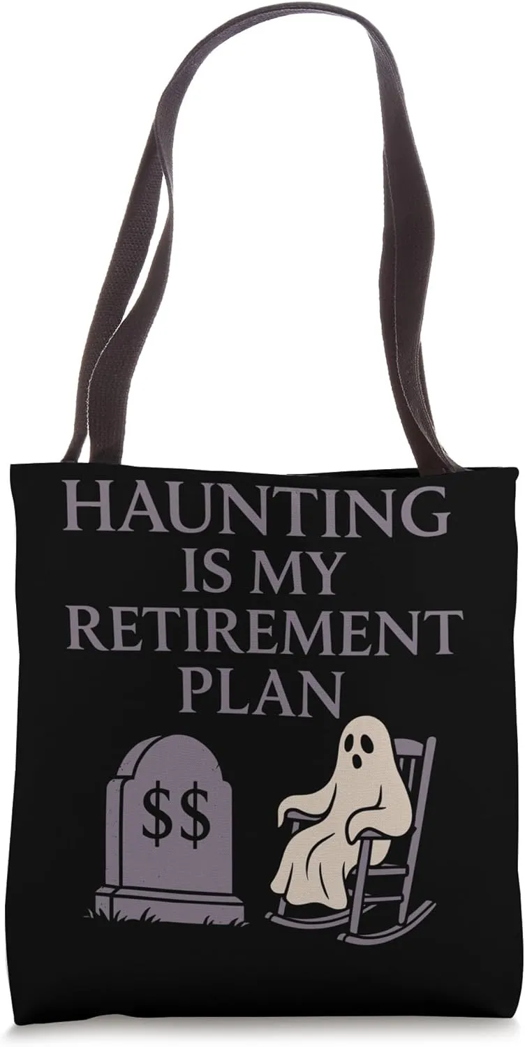 Future Ghost Spooky and Sad Haunting in Progress Gift Tote Bag