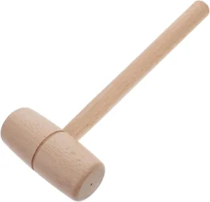 Gadpiparty Carving Mallet Beech Hammer Wood Handle Precision Crafted for Diy and Woodworking