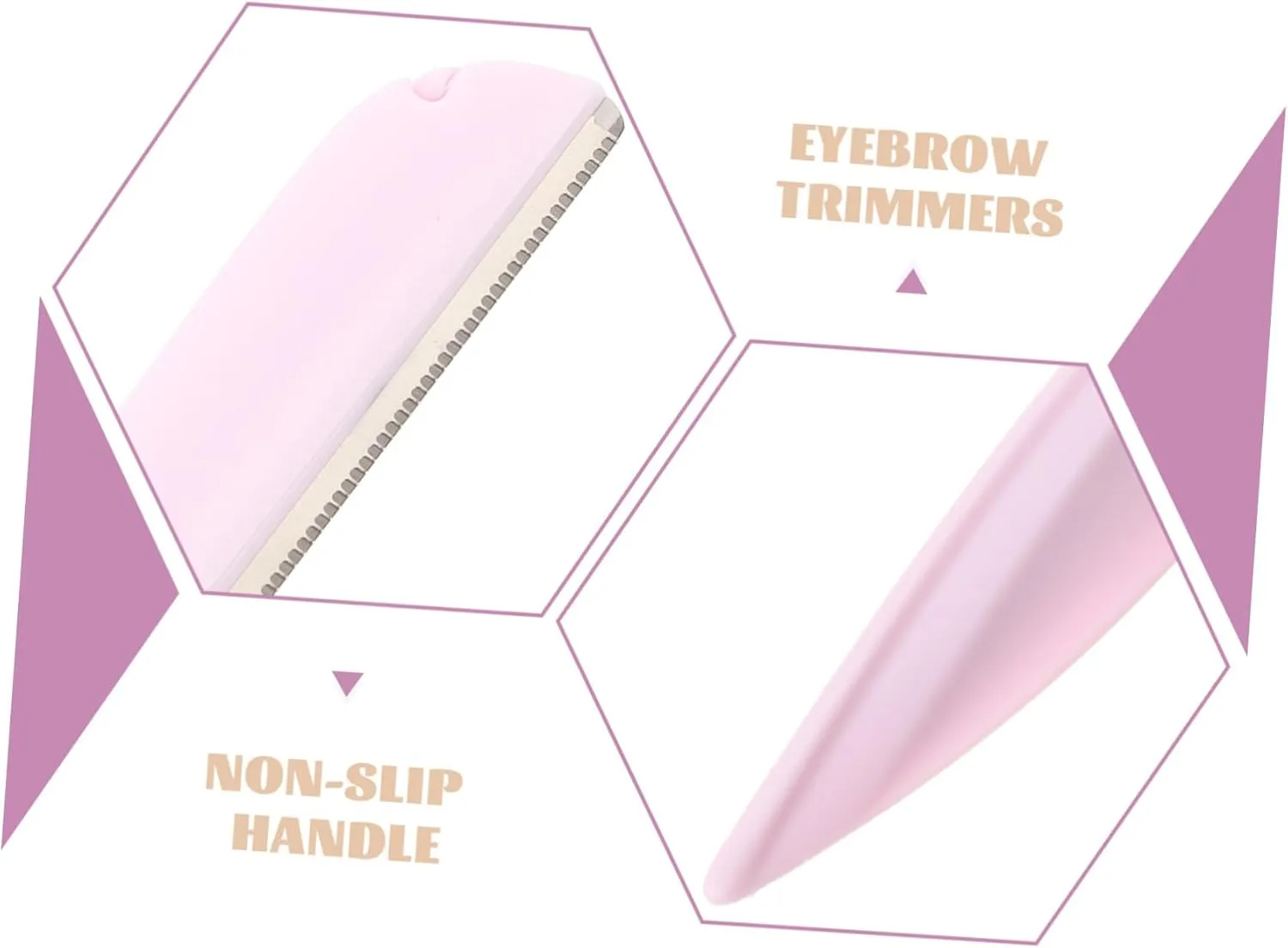 GALPADA 8pcs Facial Hair Trimmer for Women Portable Eyebrow Shaper and Eyebrow Includes Dreamy Romantic Compact Design for Home and Salon Use