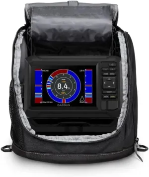 Garmin 010-02589-25 ECHOMAP UHD2 5" Ice Fishing Bundle - 5" Display, Dual Beam Sonar