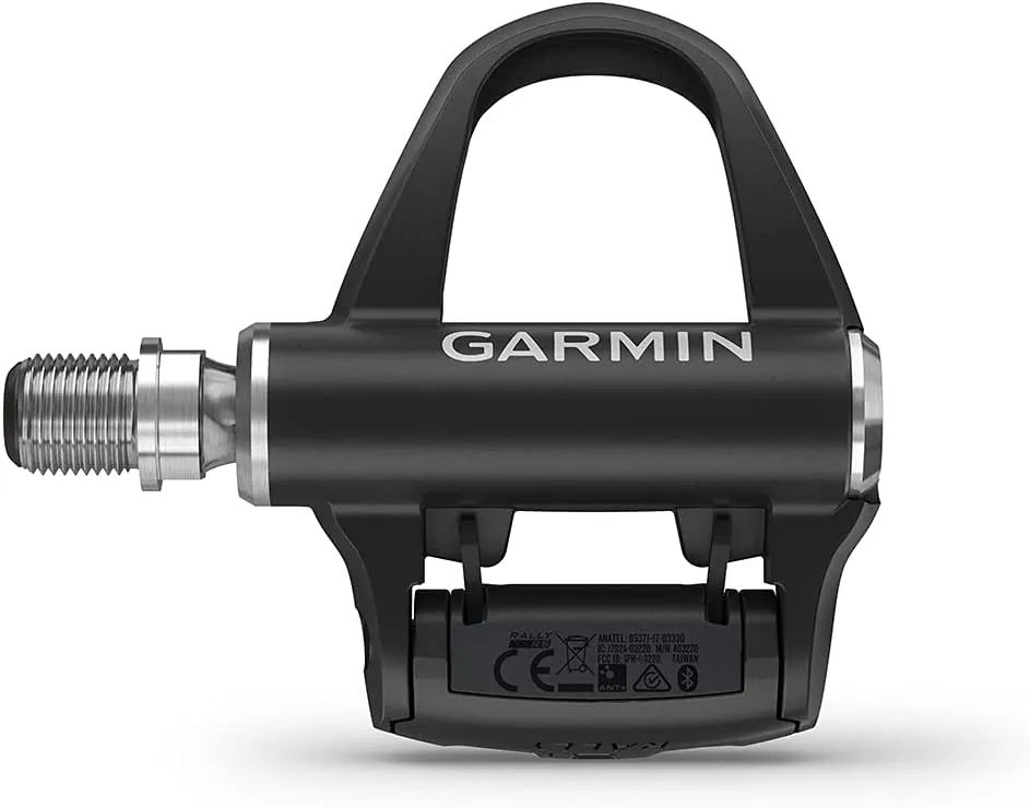 Garmin Rally RS200 Dual-Sensing Power Meter Bike Pedals Bundle with Compact Bike Tool for Repair - Shimano SPD-SL Cleats - Power, Cadence, Left/Right - 010-02388-02